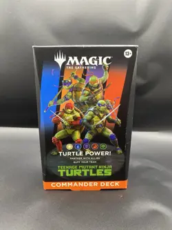 MTG Teenage Mutant Ninja Turtles Turtle Power Commander Deck Factory Sealed - Image 1