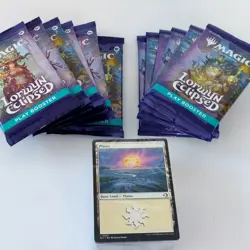 12 Magic The Gathering Lorwyn Eclipsed Play Boosters & 1 Lands Lot No Collector - Image 1