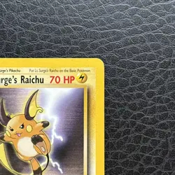 Lt. Surge's Raichu 28/132 Rare Pokemon Gym Heroes NEAR MINT - Image 3