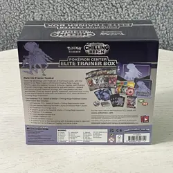 Pokemon Chilling Reign Pokemon Center Elite Trainer Box Shadow Rider 2001 Error 820650809712 - Image 4
