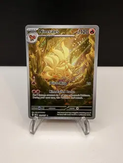 Pokemon TCG Ninetales Illustration Rare Holo 199/197 SV03: Obsidian Flames 2023 - Image 1