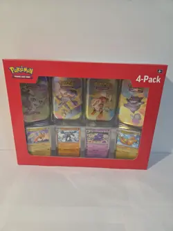 Pokemon TCG Scarlet & Violet 151 Mini Tin 4-Pack Sam’s Club New/Sealed - Image 1