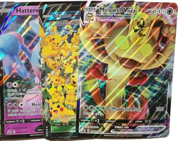 Pokemon TCG 3 Oversized Card Lot Jumbo Ultra Rare Promo EX GX Mega V Vmax [NM] - Image 1