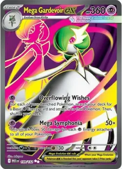 NM-Mint Mega Gardevoir ex - 159/132 - Ultra Rare Pokemon Mega Evolution - Base S - Image 1