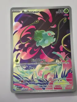 Bulbasaur 133/132 Illustration Rare Mega Evolution Pokemon NM/M - Image 1
