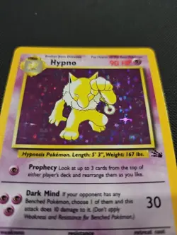 Pokemon TCG Hypno Fossil 8 Holo Unlimited Holo Rare - Image 5