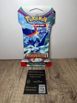 Pokemon Scarlet & Violet Paldea Evolved Quaquaval Sleeved Booster Pack Sealed - Image 1