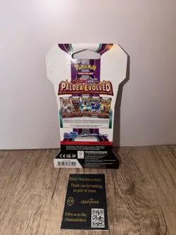 Pokemon Scarlet & Violet Paldea Evolved Quaquaval Sleeved Booster Pack Sealed - Image 2