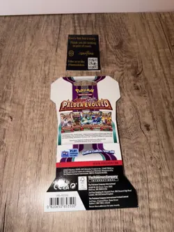 Pokemon Scarlet & Violet Paldea Evolved Quaquaval Sleeved Booster Pack Sealed - Image 4