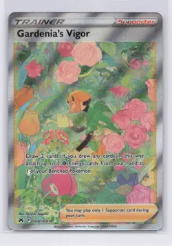 Gardenia's Vigor Gg61/Gg70 Crown Zenith: Galarian Gallery Holo Pokemon TCG NM - Image 1