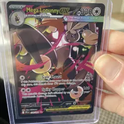 Pokemon TCG Mega Lopunny EX 128/094 SIR English Phantasmal flames Mint Condition - Image 4