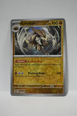 Kabutops 141/165 Rare 151 Pokemon Reverse Holo NM - Image 1