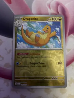 Dragonite 151 Reverse Holo Pokemon TCG 149/165 Scarlet & Violet Rare - Image 1