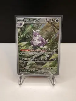 Pokemon TCG Nidoking Illustration Rare Holo 174/165 SV151 NM/Grade Ready - Image 1