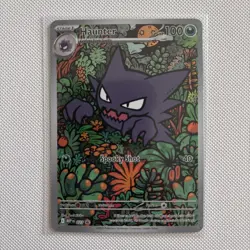 Pokemon TCG Haunter MEP 027 Full Art Black Star Promo Mega Evolution - Image 1
