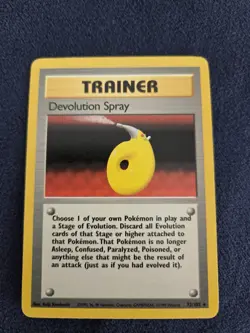 Pokemon Devolution Spray Trainer Base Set 72/102 Rare - Image 2