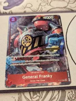 General Franky P-027 Championship 2023 Promo One Piece TCG Near Mint ENG Foil - Image 1