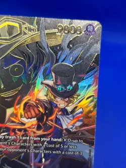 One Piece Carrying On His Will Sabo OP07-118 SP SEC Secret Rare DMG/INDENTION - Image 4