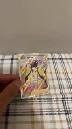 Pokemon TCG Elesa's Sparkle Ultra Rare 147/159 Crown Zenith Full Art Holo Card - Image 2