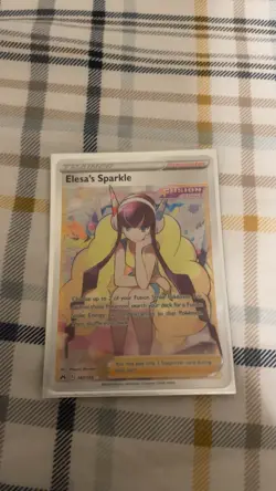 Pokemon TCG Elesa's Sparkle Ultra Rare 147/159 Crown Zenith Full Art Holo Card - Image 4