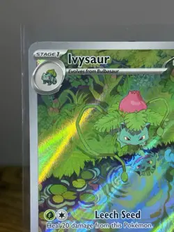 Pokemon TCG Ivysaur Holo Illustration Rare Card 167/165 Scarlet & Violet 151 - Image 2