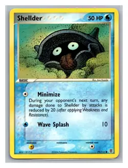 Shellder #79/112 FireRed & LeafGreen Pokemon Trading Card TCG Nintendo 2004 - Image 1