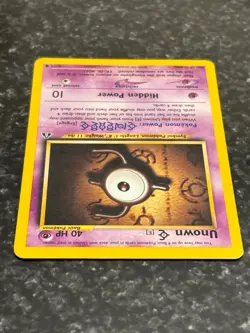 Unown [E] 67/75 Neo Discovery Regular Common LP Vintage Pokemon Card 2001 - Image 4