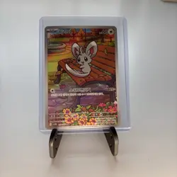 Pokemon TCG Minccino 152/086 Full Art Black Bolt Illustration Rare Card Japanese - Image 1