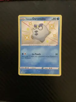 Galarian Darumaka SV023/SV122 Rare Shiny Shining Fates Shiny Vault Pokemon NM - Image 1