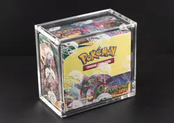 Pokemon TCG Sword & Shield Evolving Skies Booster Box Sealed w/ Acrylic Case - Image 1