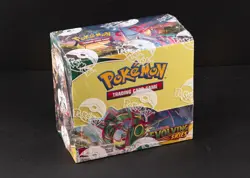 Pokemon TCG Sword & Shield Evolving Skies Booster Box Sealed w/ Acrylic Case - Image 3