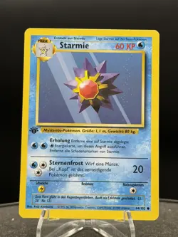 Pokemon BASE SET FIRST 1ST EDITION - #64 Starmie NM - Image 1
