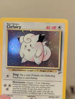 Pokemon TCG Clefairy 6/130 Base Set 2 Holo NM - Image 4