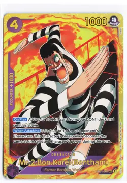 Mr.2.Bon.Kurei Bentham Foil EB01-061 PRB-02 The Best Vol 2 One Piece - Image 1