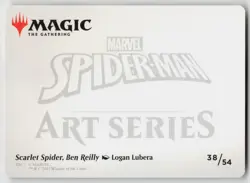 MTG Art Series Card Scarlet Spider, Ben Reilly 38/54 - Image 2