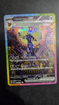 Pokemon TCG Prismatic Evolutions Umbreon EX Card 161/131 SIR NM - Image 2