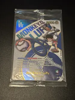 Monkey.D.Luffy (010) (Dodgers x ONE PIECE) EB02-010 One Piece Promotion Cards - Image 1