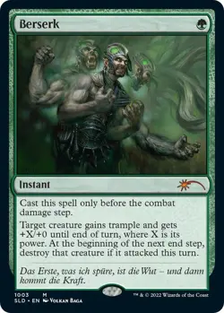 1 x FOIL Berserk (1003) NM Normal Secret Lair MTG English Magic: the Gathering - Image 1