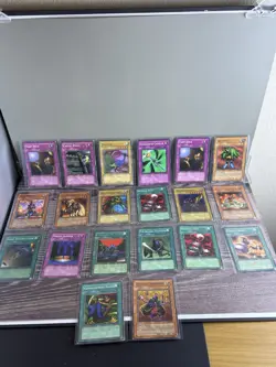 Yu-Gi-Oh Vintage Lot (20 Cards) – Trap Hole, Swordstalker, Spells/Traps Mix - Image 1