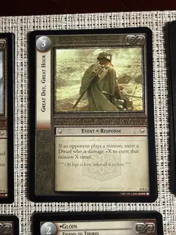 Lord of the Rings TCG 24 Rare Card Lot (2 of each) Dwarf - Image 3