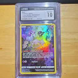 Mew GG10/GG70 Crown Zenith Galarian Gallery Ultra Rare Holo CGC 10 Pokemon Card - Image 1