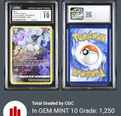 Mew GG10/GG70 Crown Zenith Galarian Gallery Ultra Rare Holo CGC 10 Pokemon Card - Image 3