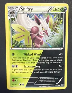 Shiftry 11/114 Holo Rare XY Steam Siege Pokemon Card - Image 1