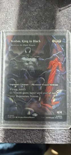 MTG Venom, King in Black 0022 Regular (Borderless) Marvel Eternal-Legal NM MAR - Image 1