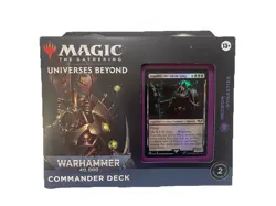 MTG Universes Beyond Warhammer 40K Commander Deck Necron Dynasties New/Sealed - Image 1