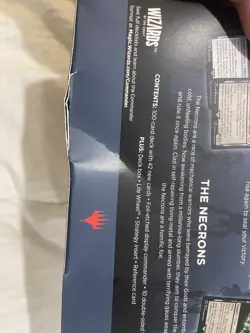 MTG Universes Beyond Warhammer 40K Commander Deck Necron Dynasties New/Sealed - Image 3