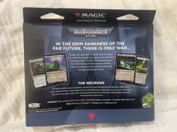 MTG Universes Beyond Warhammer 40K Commander Deck Necron Dynasties New/Sealed - Image 4
