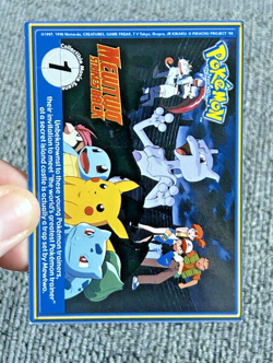 KAKUNA 14 POKEMON POKE TRIVIA CARD BURGER KING MEWTWO STRIKES BACK PROMO Vintage - Image 1
