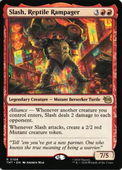 Slash, Reptile Rampager 108 TMT Teenage Mutant Ninja Turtles NM - Image 1