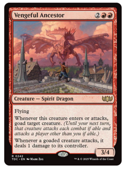 Vengeful Ancestor Commander: Tarkir Dragonstorm MTG - Image 1